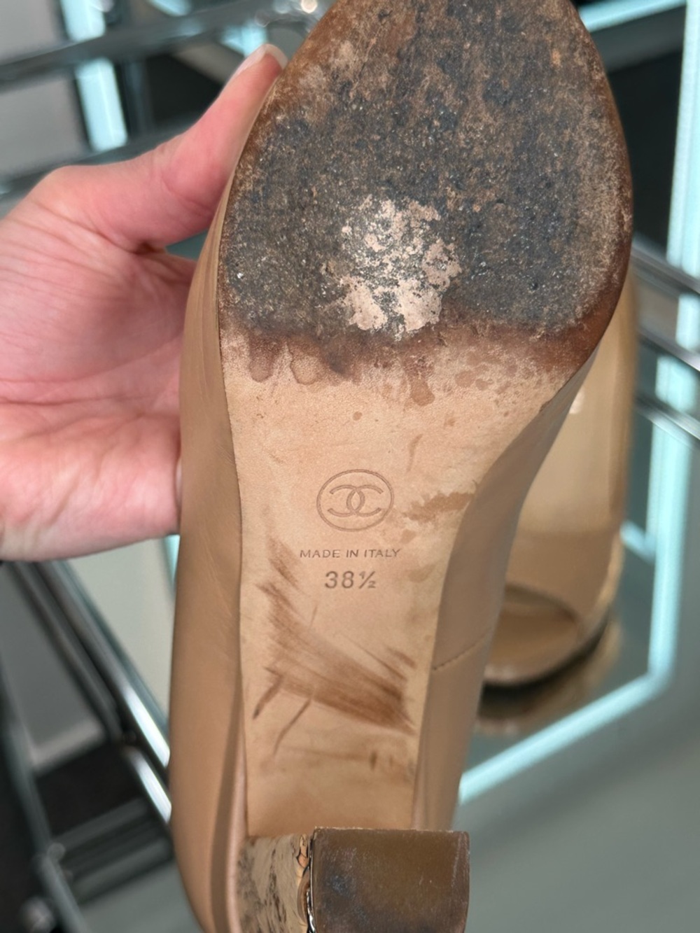 Chanel peep-toe pumps - Picture 15 of 15
